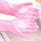Silicone Dishwashing GlovesSilicone Dishwashing Gloves,Silicone Dishwashing Gloves, Pet Grooming Rubber Scrubbing Gloves, Sponge Cleaning Brush for Housework, Cars, Dogs